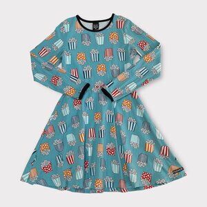 Villervalla 140 Organic Cotton Popcorn Dress